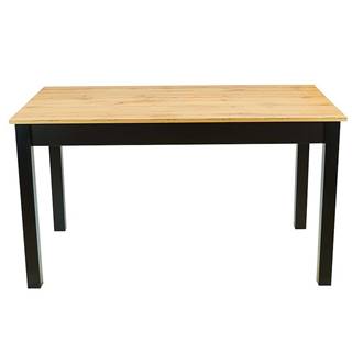 Stôl St30 Jarek 140x80+40 dub wotan nohy cierne