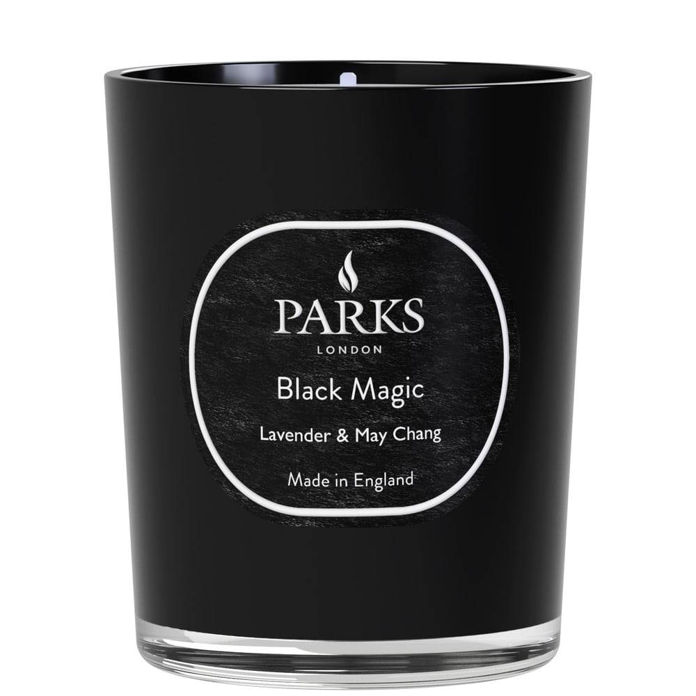 Parks Candles London Sviečka s vôňou levandule a vavrína  Black Magic, doba horenia 45 h, značky Parks Candles London