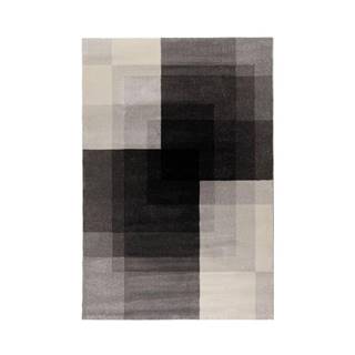 Flair Rugs Sivo-čierny koberec  Plaza, 160 x 230 cm, značky Flair Rugs