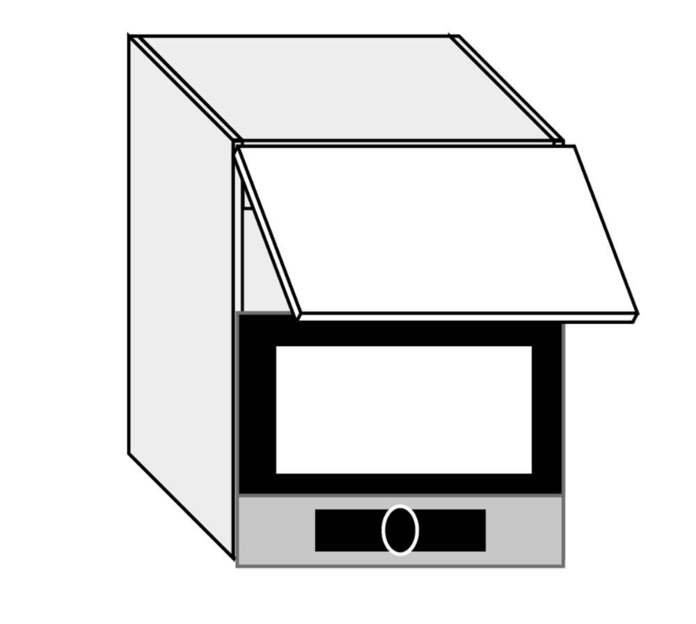 ArtExt  Kuchynská skrinka horná pre mikrovlnnú rúru MALMO | W2 MK 60 Farba korpusu, značky ArtExt