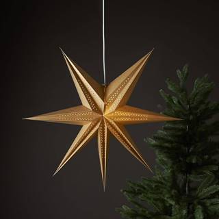 Star Trading Vianočná svetelná dekorácia v zlatej farbe ø 60 cm Point - , značky Star Trading