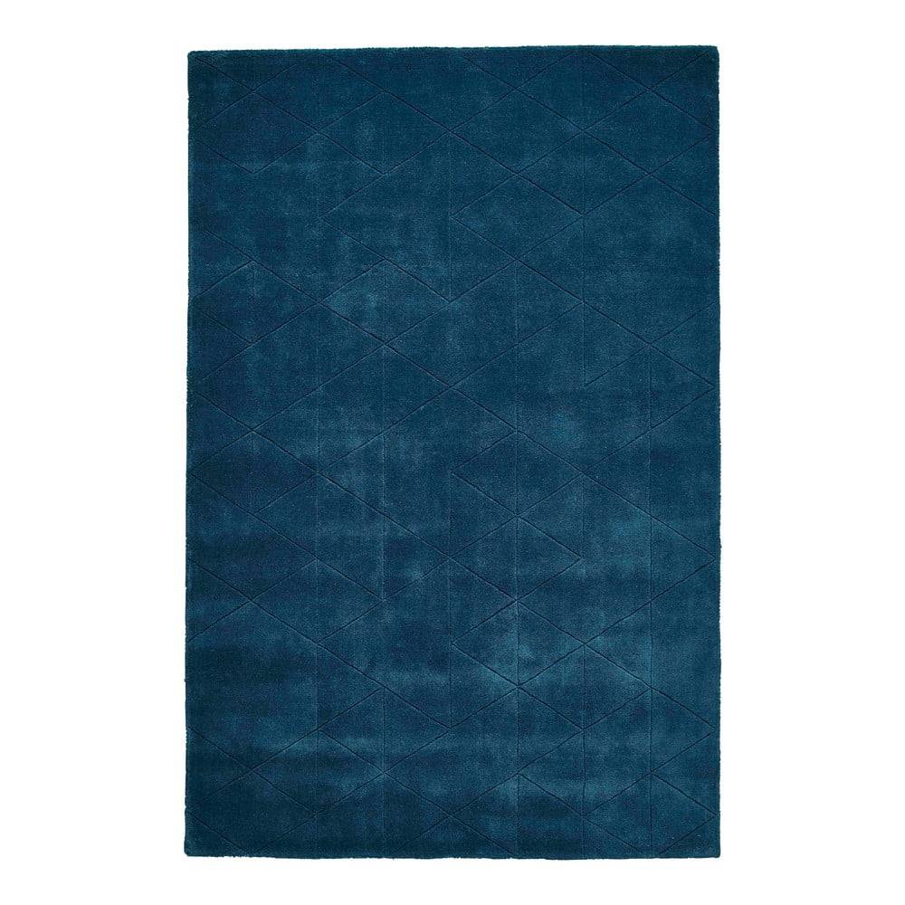 Think Rugs Modrý vlnený koberec  Kasbah, 150 x 230 cm, značky Think Rugs