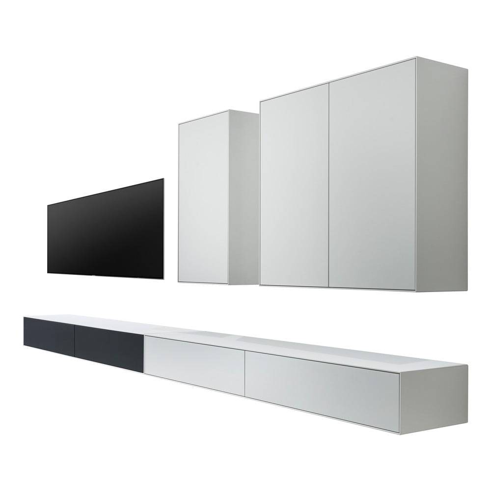 Hammel Furniture Čierno-biela zostava TV stolíka a 2 komôd Edge by Hammel - , značky Hammel Furniture