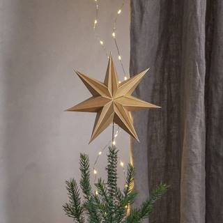 Star Trading Svetelná špička na vianočný stromček v zlatej farbe Isa - , značky Star Trading