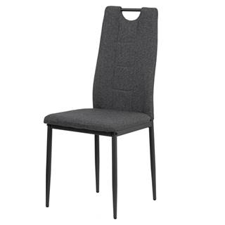 Sconto Jedálenská stolička LEILA sivá/antracit, značky Sconto