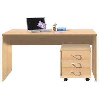 Sconto Písací stôl OPTIMUS 39-007 buk, značky Sconto