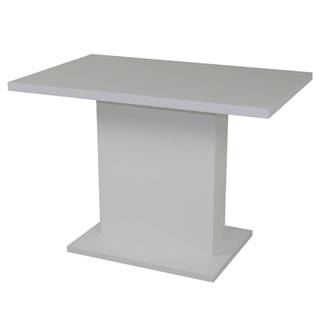 Sconto Jedálenský stôl SHIDA 1 biela, šírka 90 cm, značky Sconto