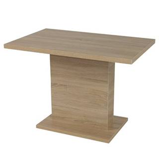 Sconto Jedálenský stôl SHIDA 1 dub sonoma, šírka 110 cm, značky Sconto