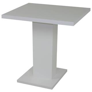 Sconto Jedálenský stôl SHIDA biela, šírka 70 cm, značky Sconto
