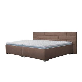 Sconto Nadrozmerná posteľ ONE4ALL hnedá, 280x220 cm, značky Sconto