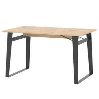Jedálenský stôl SOFT LT16 dub artisan/čierna