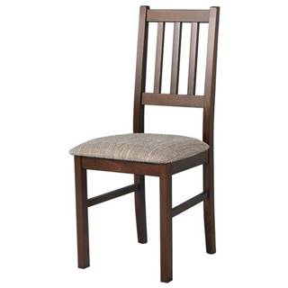 Sconto Jedálenská stolička BOLS 4 orech/hnedá, značky Sconto