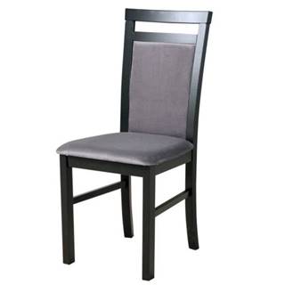 Jedálenská stolička MILAN 5 čierna/antracit