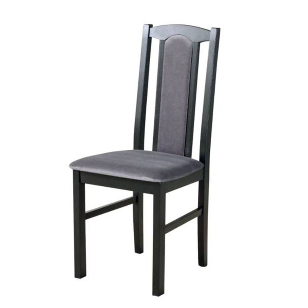 Sconto Jedálenská stolička BOLS 7 čierna/antracitová, značky Sconto