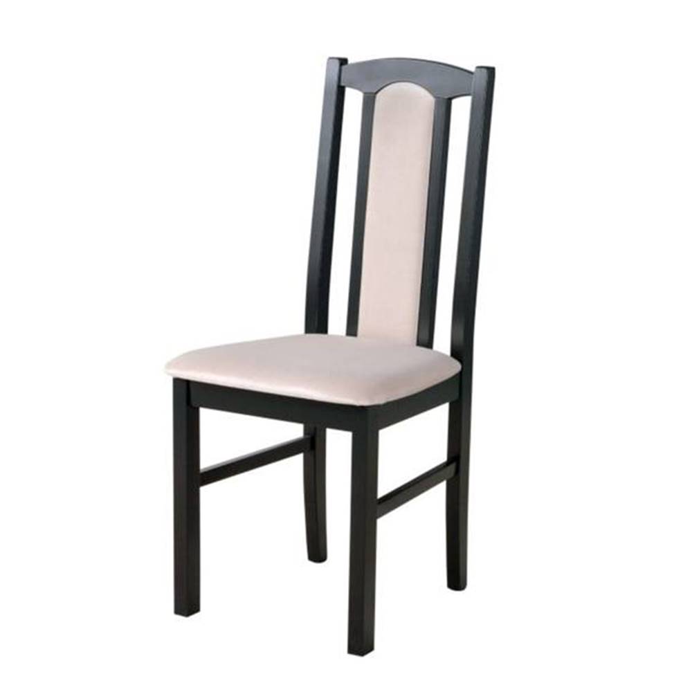 Sconto Jedálenská stolička BOLS 7 čierna/béžová, značky Sconto