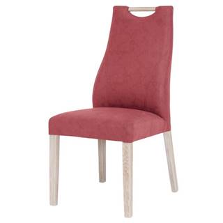 Jedálenská stolička NAILA II dub sonoma/červená