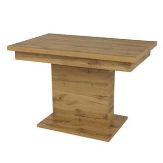 Jedálenský stôl SHIDA 2 dub apalačský, šírka 120 cm, rozkladací
