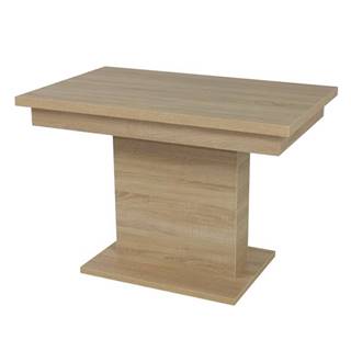Sconto Jedálenský stôl SHIDA 2 dub sonoma, šírka 130 cm, rozkladací, značky Sconto