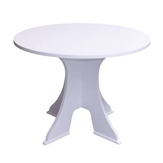 Sconto Jedálenský stôl WAZEER 1 biela, značky Sconto