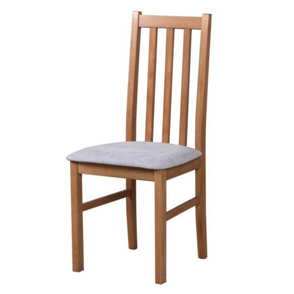 Sconto Jedálenská stolička BOLS 10 dub stirling/sivá, značky Sconto