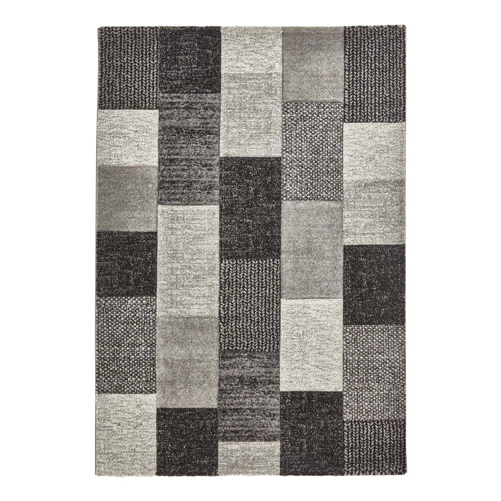 Think Rugs Sivý koberec  Brooklyn, 120 × 170 cm, značky Think Rugs