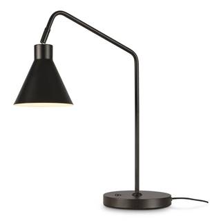 Čierna stolová lampa Citylights Lyon, výška 55 cm