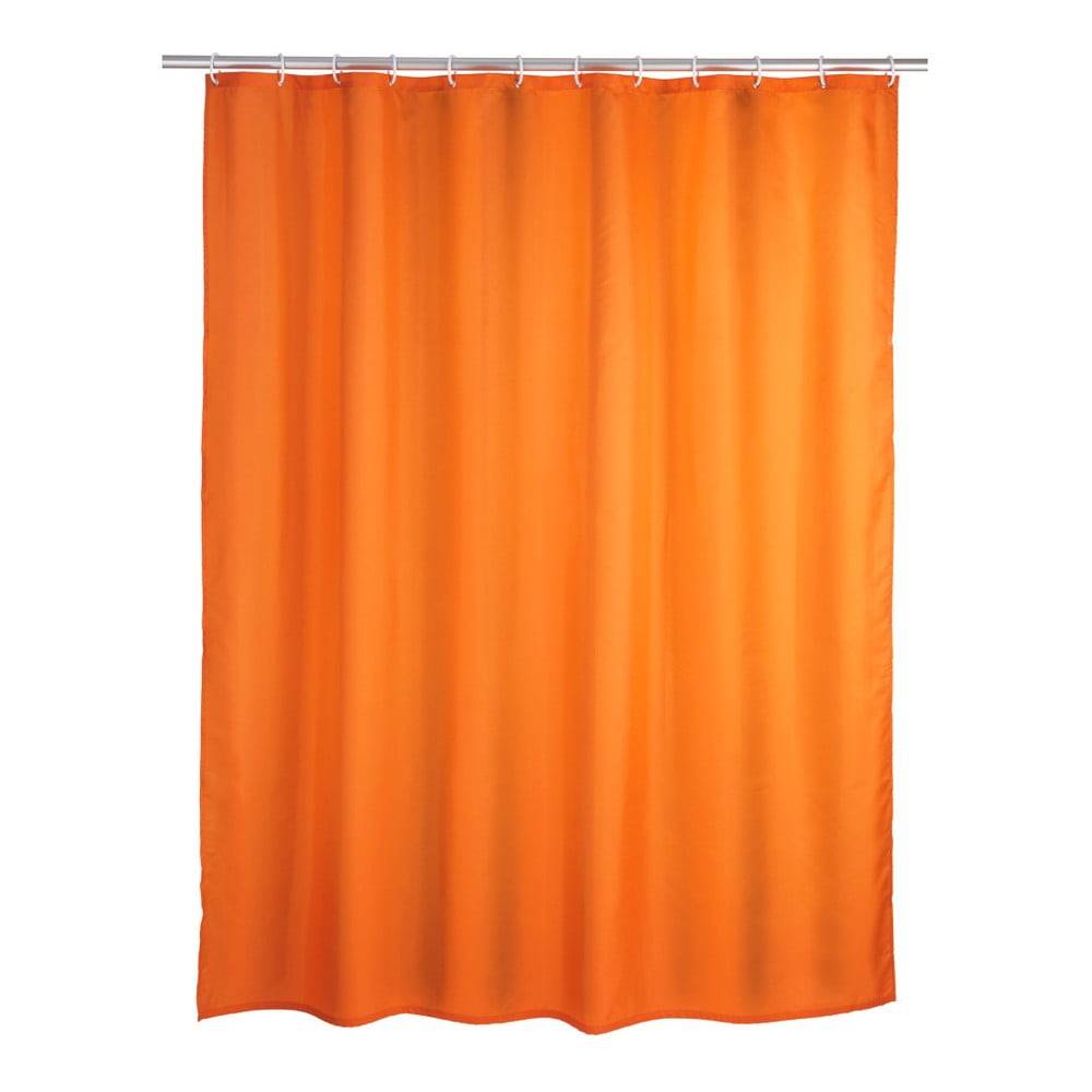 Wenko Oranžový sprchový záves  Puro, 180 x 200 cm, značky Wenko