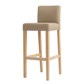 Custom Form Béžová barová stolička s prírodnými nohami CustomForm Wilton, značky Custom Form