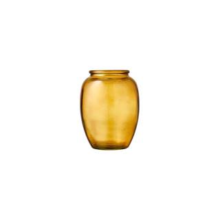 Bitz Žltá sklenená váza  Kusintha, ø 10 cm, značky Bitz