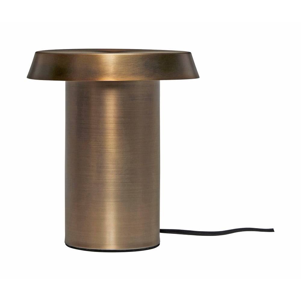 Hübsch Hnedá kovová stolná lampa Keen - , značky Hübsch