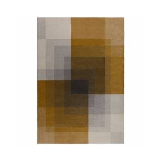 Sivo-žltý koberec Flair Rugs Plaza, 120 x 170 cm