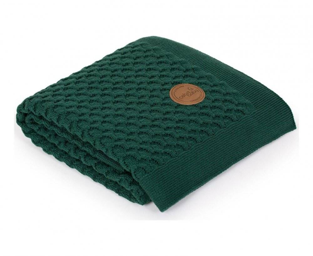 CEBA  Deka pletená v darčekovom balení 90x90 Vlny Emerald, značky CEBA
