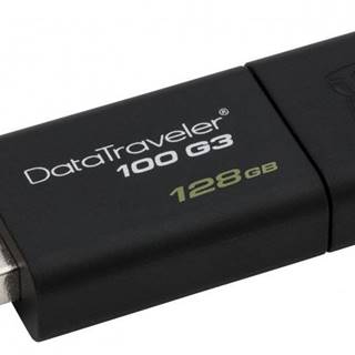 Kingston KINGSTON 128GB USB 3.0 DATATRAVELER 100 G3 (100MB/CITANIE), DT100G3/128GB, značky Kingston