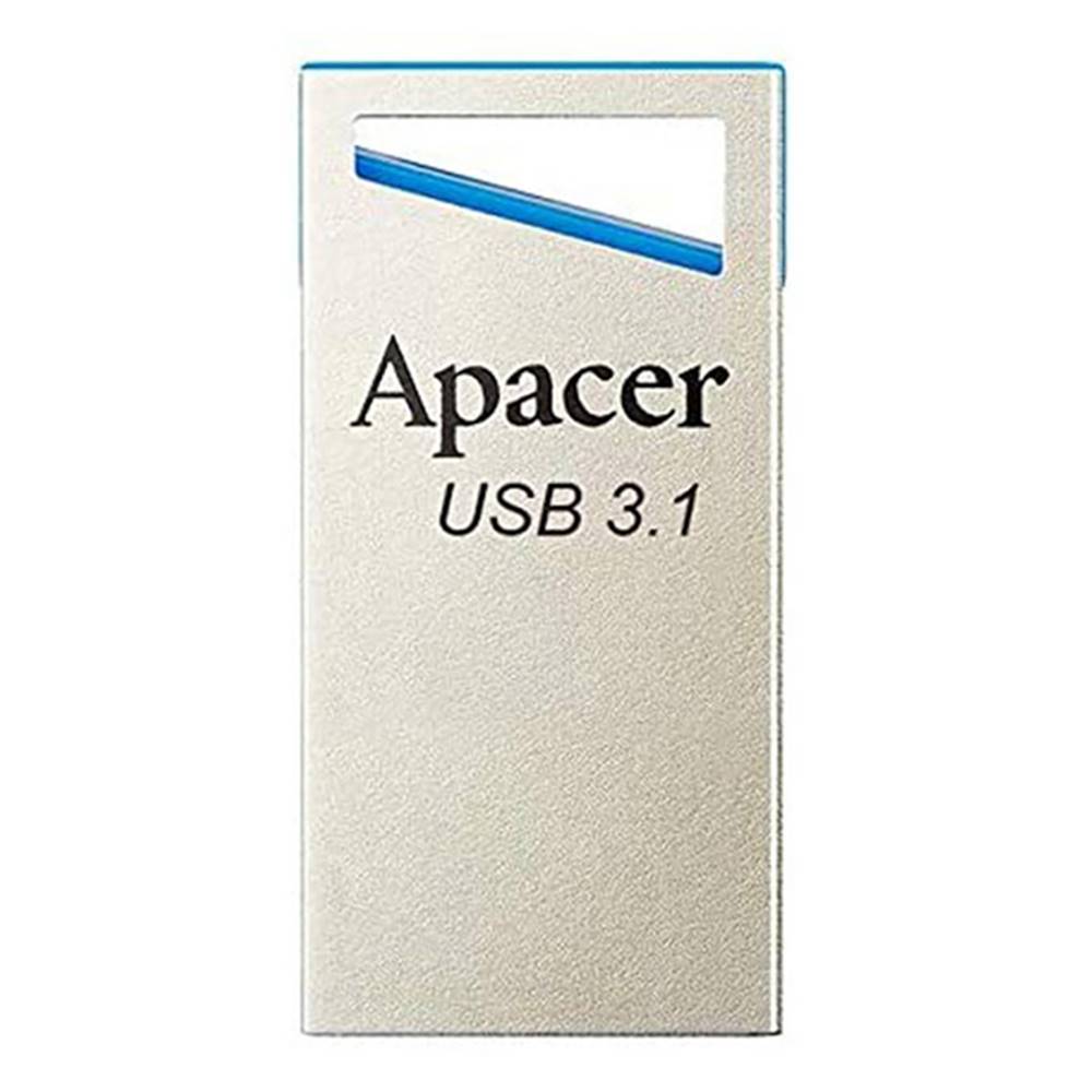 APACER Apacer USB flash disk, USB 3.0, 128GB, AH155, strieborný, AP128GAH155U-1, USB A, s pútkom, značky APACER