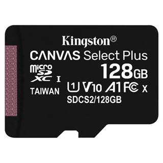 MICROSD microSDXC 128GB Kingston Canvas Select + w/a, značky MICROSD