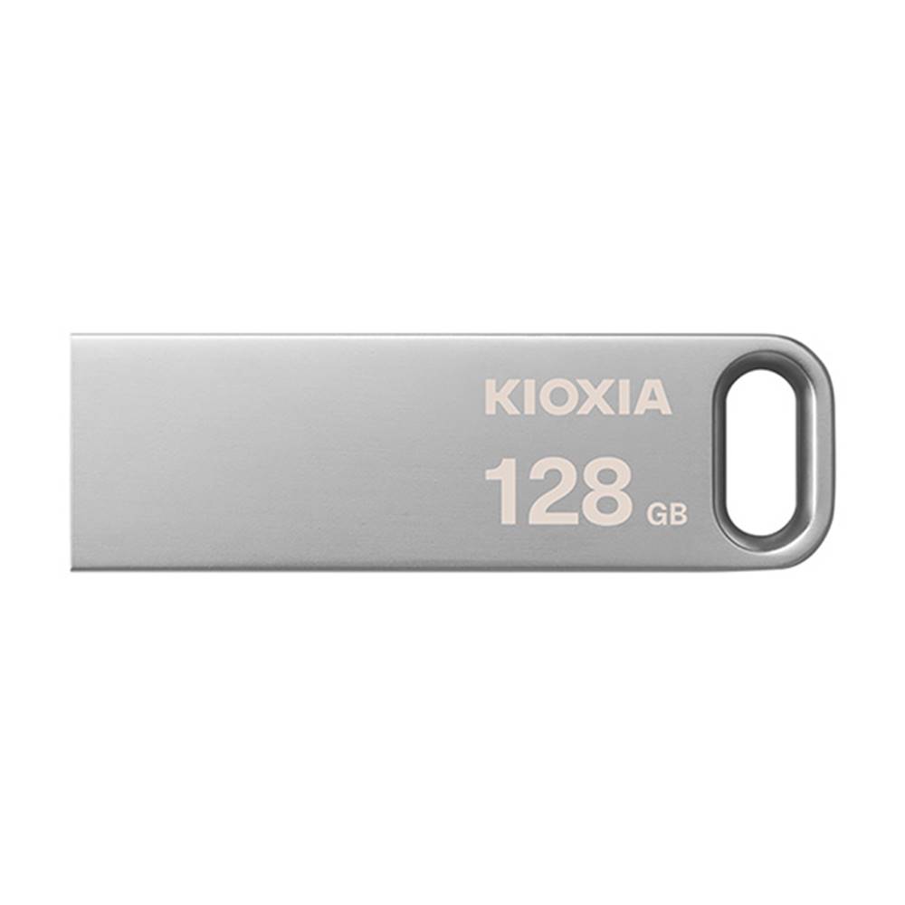 KIOXIA Kioxia USB flash disk, USB 3.0, 128GB, Biwako U366, Biwako U366, strieborný, LU366S128GG4, značky KIOXIA
