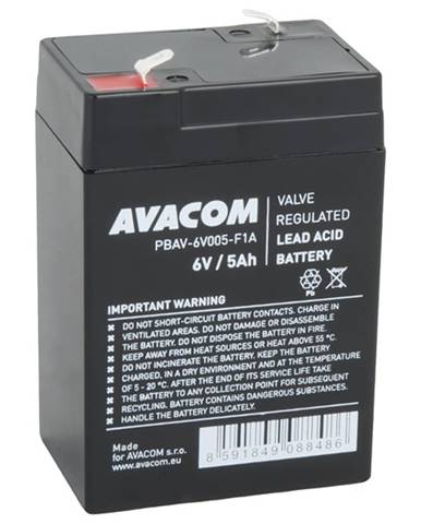 Avacom batéria 6V, 4,5Ah, PBAV-6V005-F1A