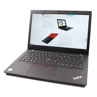 Lenovo ThinkPad L480; Core i3 8130U 2.3GHz/8GB RAM/256GB SSD PCIe/batteryCARE+