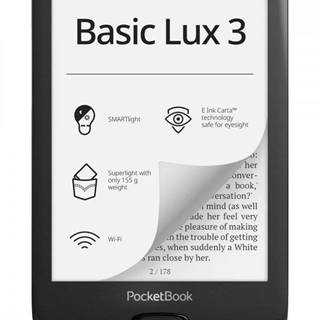 POCKETBOOK 617 BASIC LUX 3 INK BLACK, CIERNY PB617-P-WW