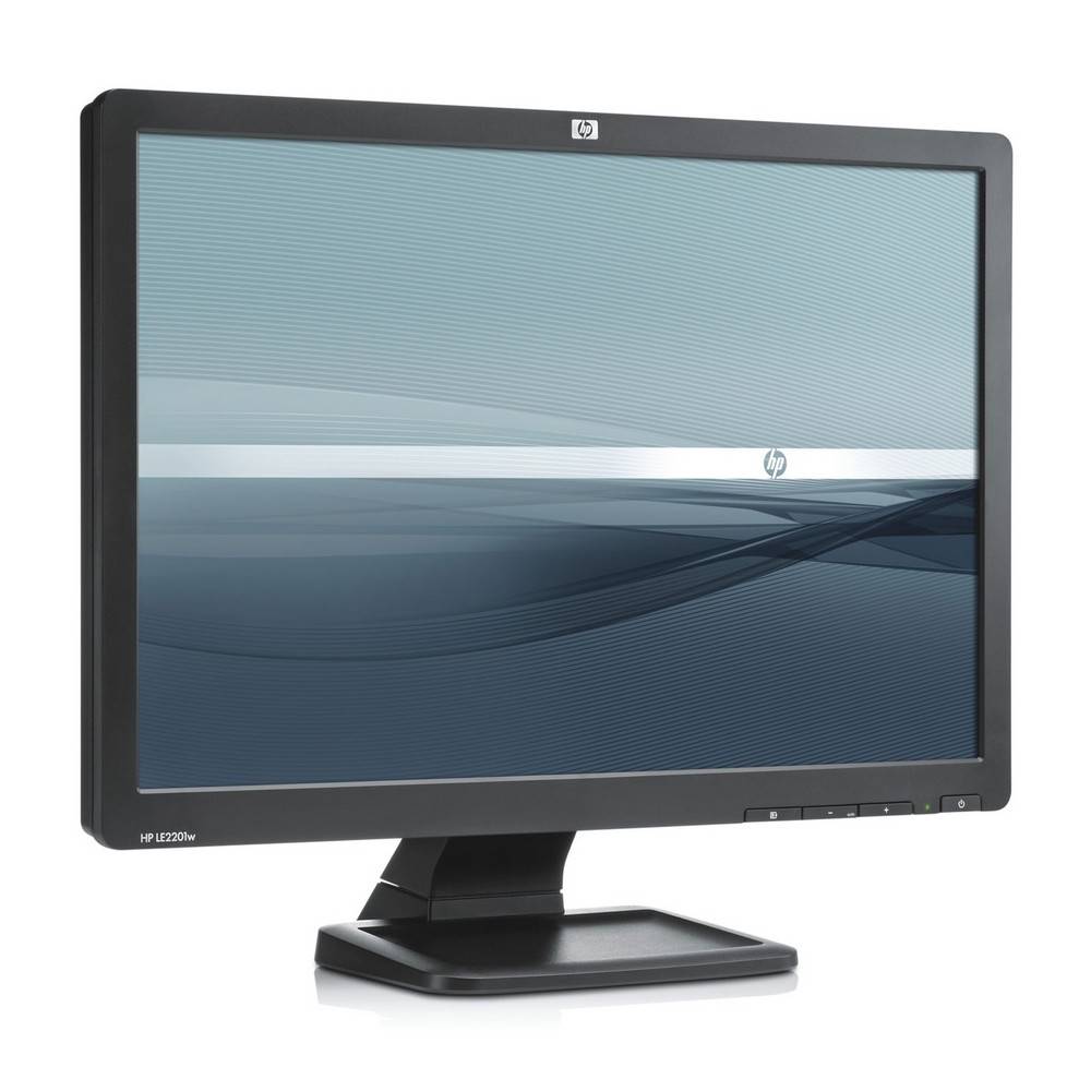 HP LCD  22" LE2201W; black, značky HP