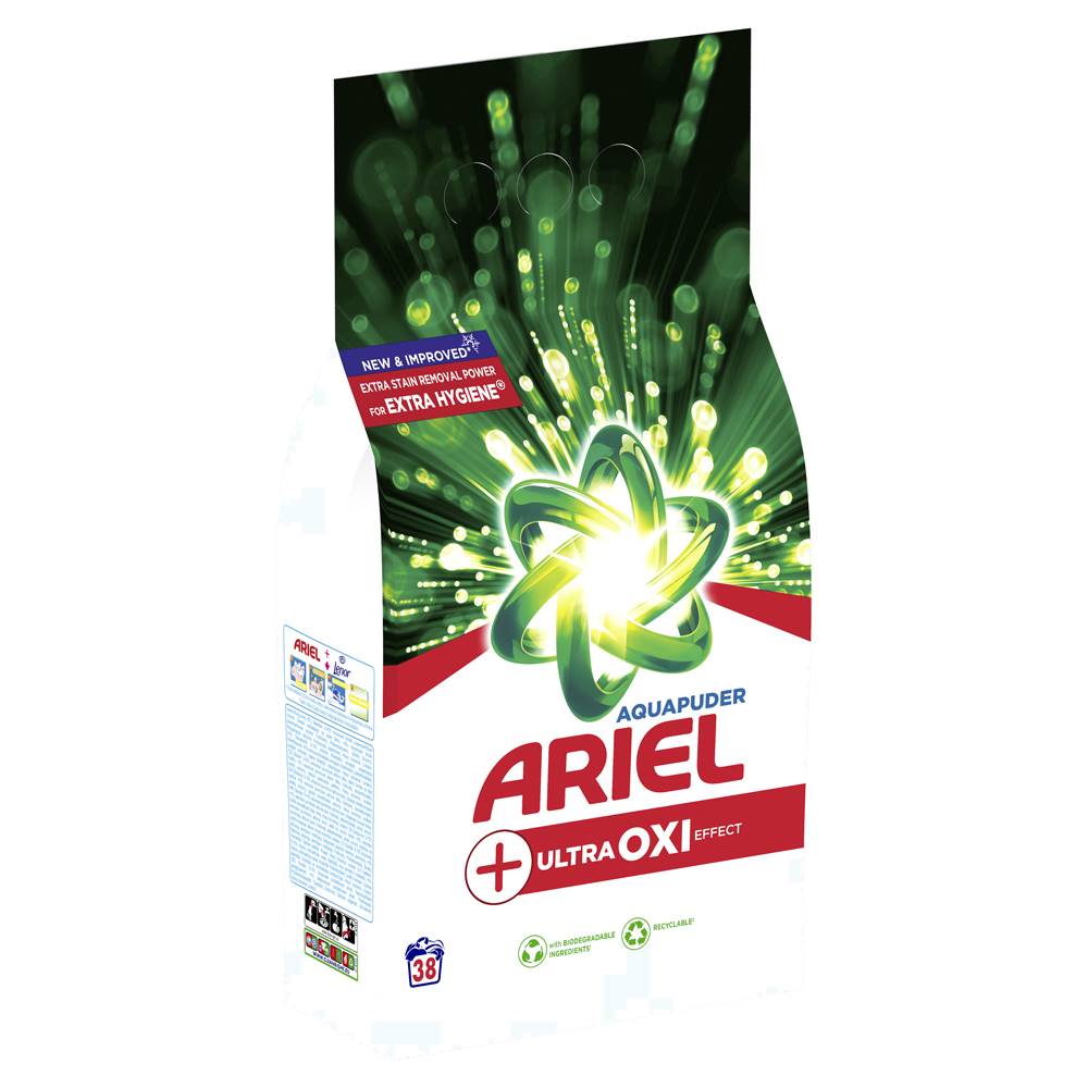Ariel ARIEL Prášok na pranie 2,47 kg 38 pranie, +Extra Clean Power, značky Ariel
