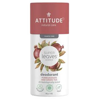 ATTITUDE  Deodorant prírodný tuhý Super leaves - granátové jablko a zelený čaj 85 g, značky ATTITUDE