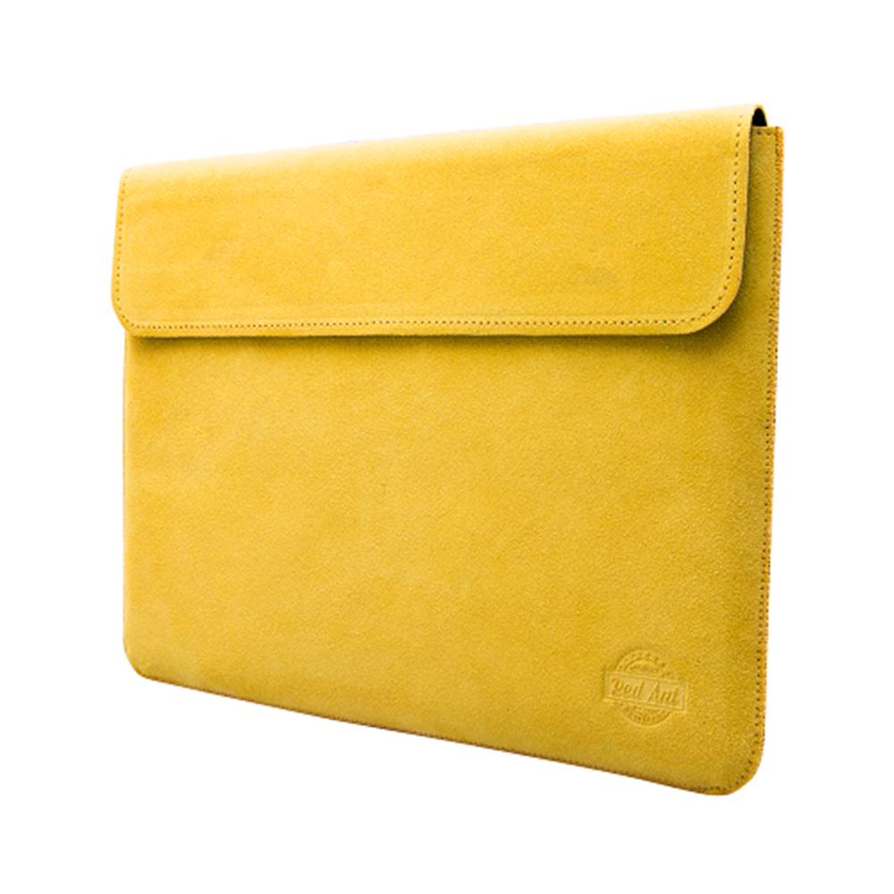 HP Puzdro na notebook z brúsenej kože Spring žlté s klopou MacBook Pro 16 (2019, 2020), značky HP