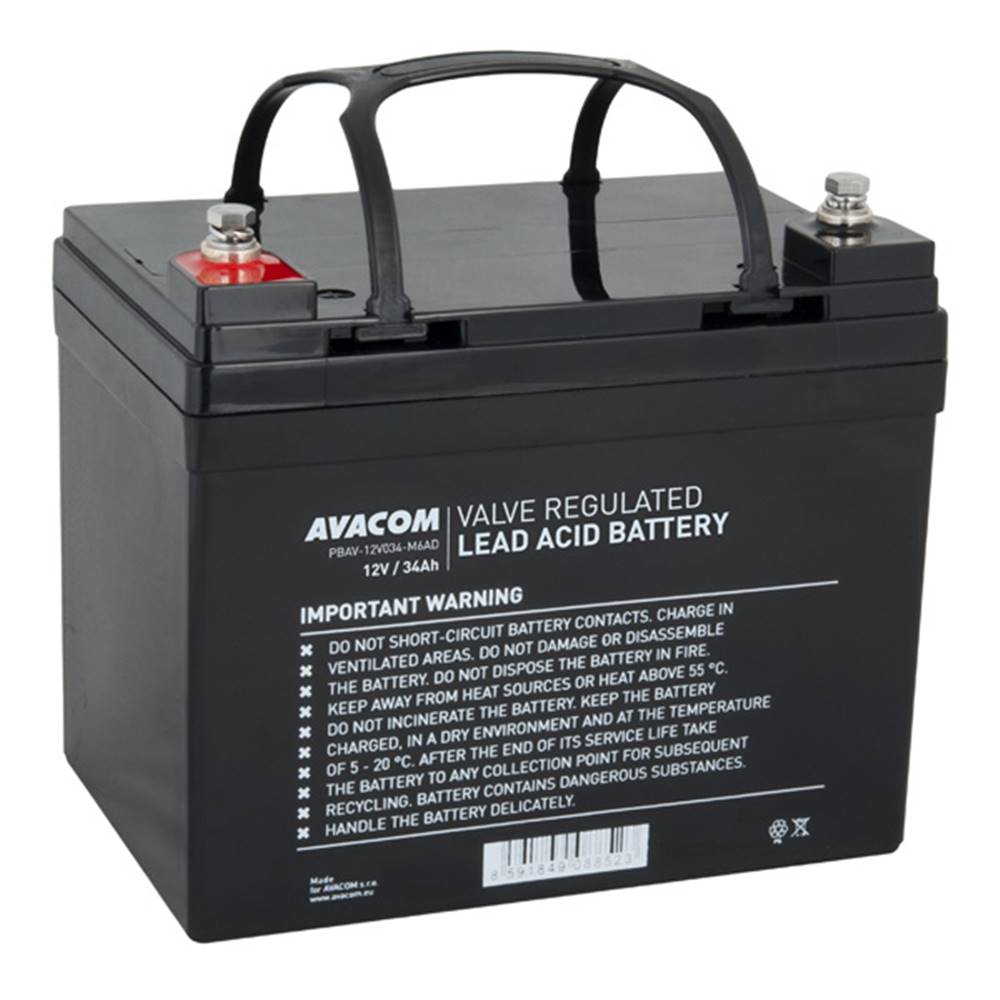 Avacom  batéria DeepCycle, 12V, 34Ah, PBAV-12V034-M6AD, značky Avacom