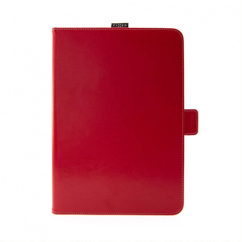 FIXED Pouzdro pro 10,1" tablety  Novel se stojánkem a kapsou pro stylus, PU kůže, červené, značky FIXED