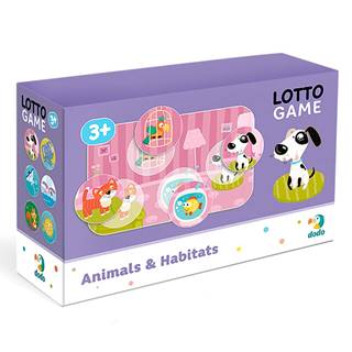 DODO  Lotto hra Zvieratá a prostredie Vek: 4+, značky DODO