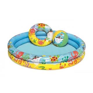 Bestway Nafukovací SET - bazén 112cm, plavací kruh 51cm, míč 41x15cm, značky Bestway