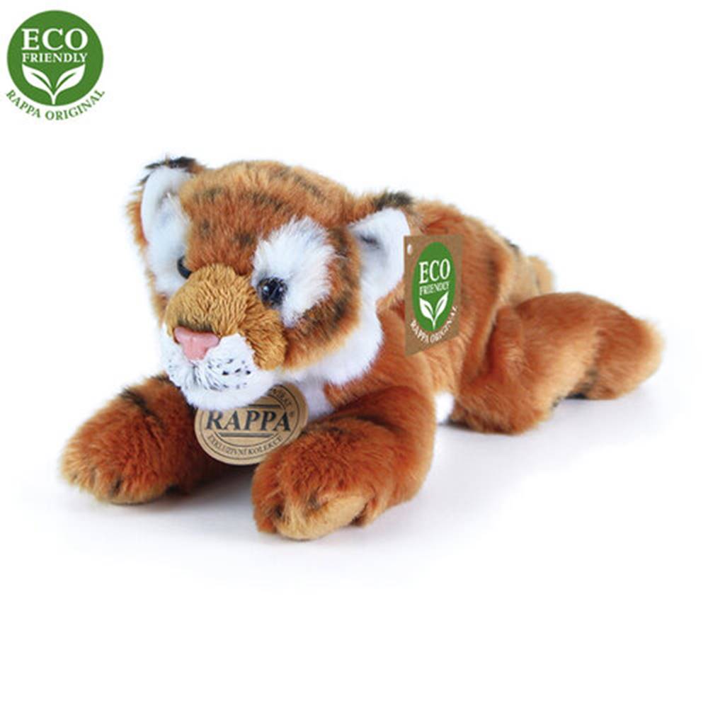 Rappa  Eco-Friendly tiger hnedý ležiaci 17 cm, značky Rappa