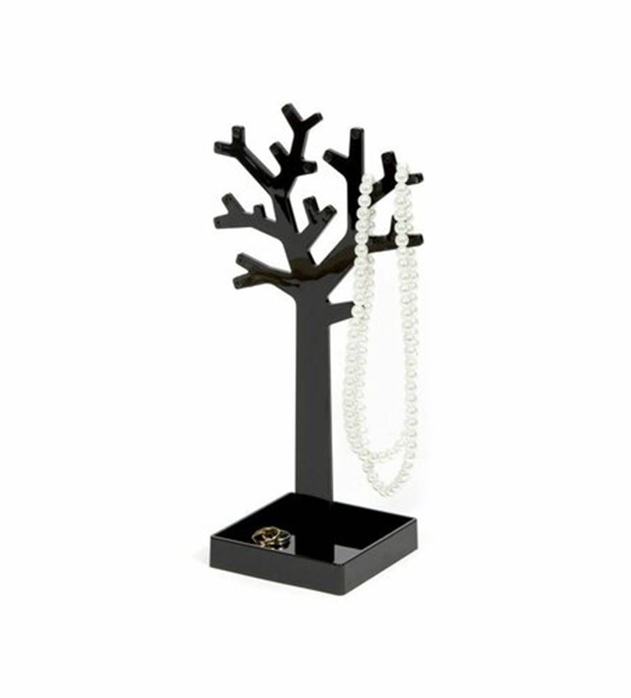 Compactor Stojan na šperky v tvare stromu  - čierny plast, značky Compactor