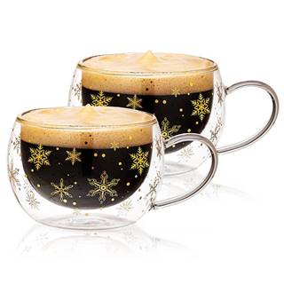 4Home Termo pohár na cappuccino Snow Hot&Cool 270 ml 2 ks